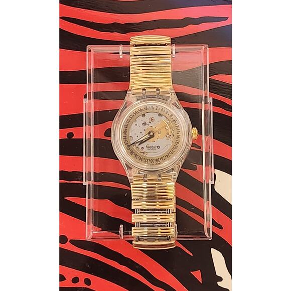 Swatch watch GOLDEN SIXTIES SAK115 1995 Automatic 23 Jewels Swiss made NOS - Picture 2 of 10